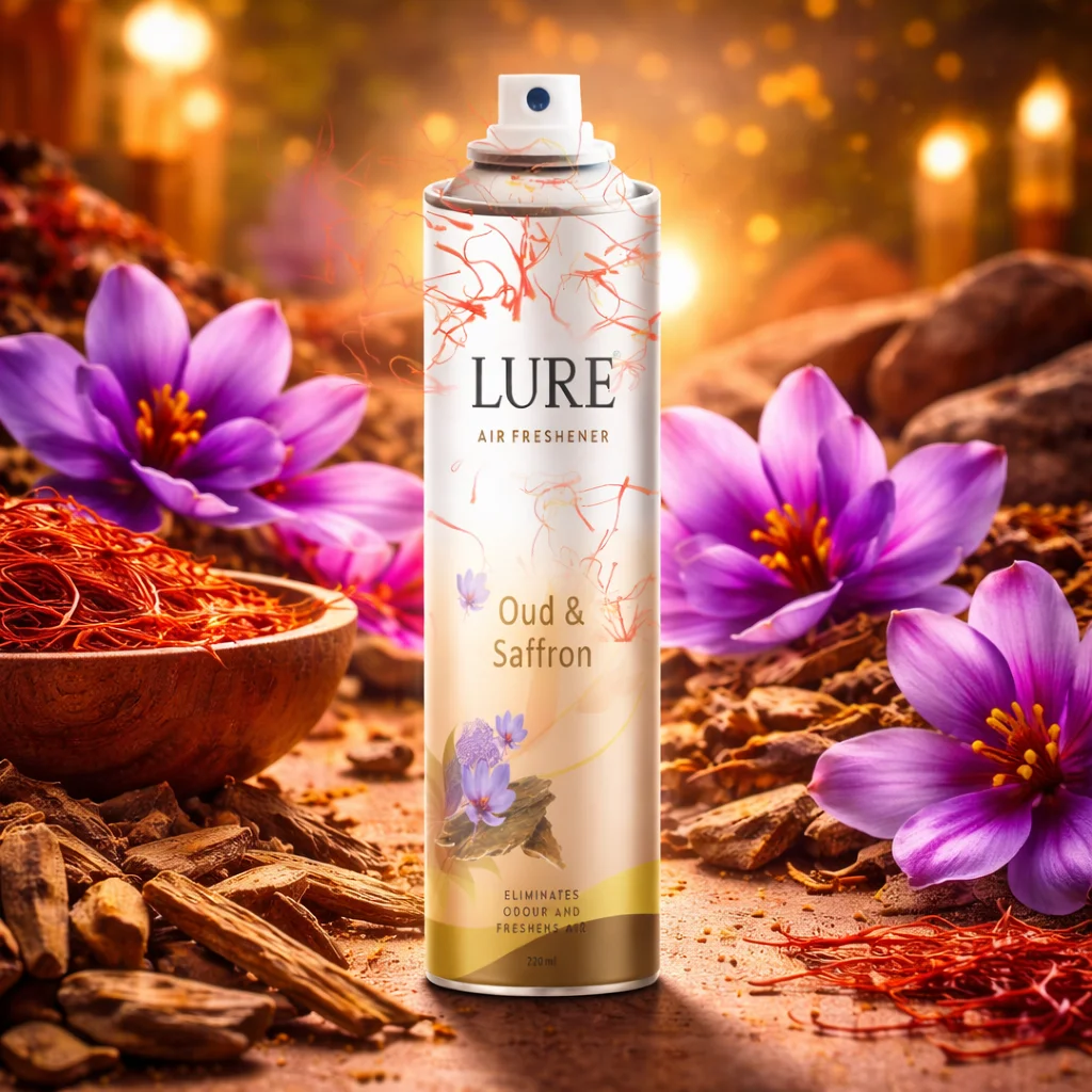 Lure Air Freshener Oud & Saffron For Room  220ml