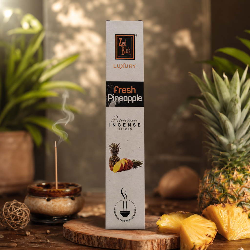 Agarbatti Zed Black Luxury (15 gm) Fresh Pineapple